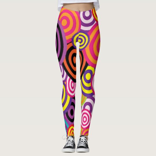 Colourful Target Circles Leggings