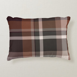 Colourful Tartan Accent Pillow