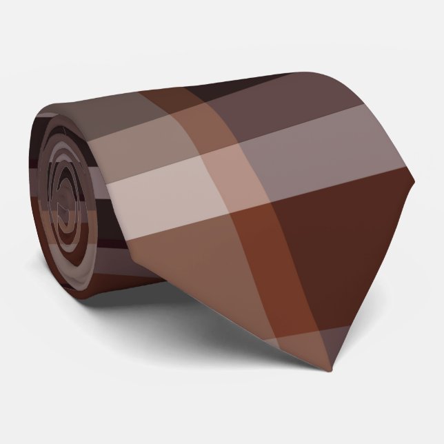 Colourful Tartan  Tie (Rolled)