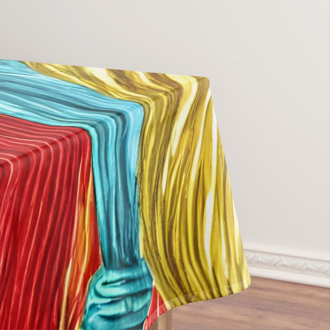 Colourful Tassels Tablecloth (In Situ)
