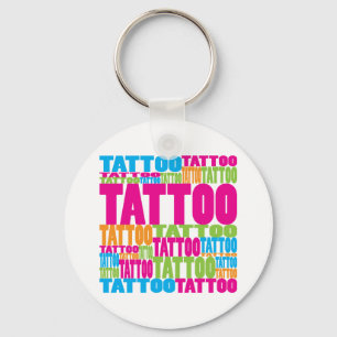 Colourful Tattoo Keychain