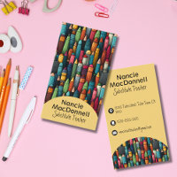 Colourful Teacher Tutoring Cartoon Crayon Pattern