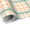 Colourful Teal Plaid Pattern Gift Wrap