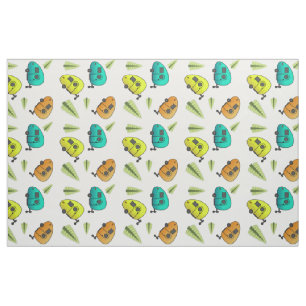 Colourful Teardrop Camper Caravan Fabric