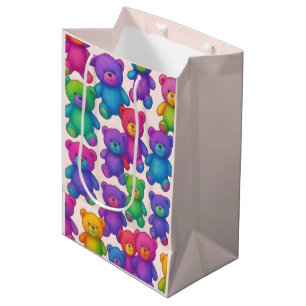 Colourful Teddy Bears Gift Bag