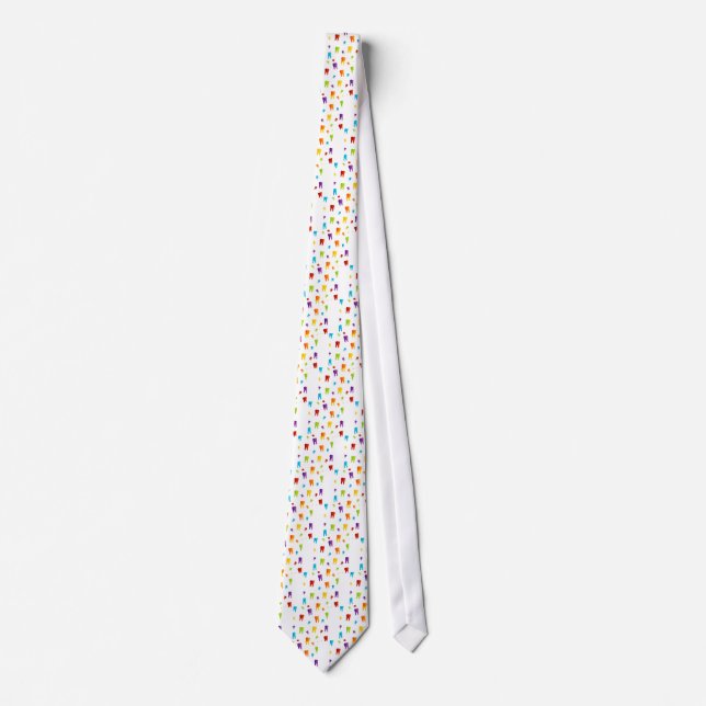 Colourful teeth tie (Front)