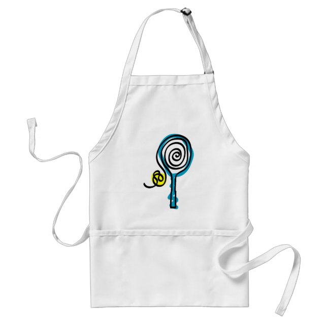 Colourful Tennis Spiral Rope Standard Apron (Front)