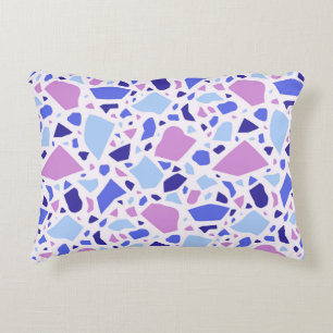 Colourful Terrazzo Pattern Accent Pillow