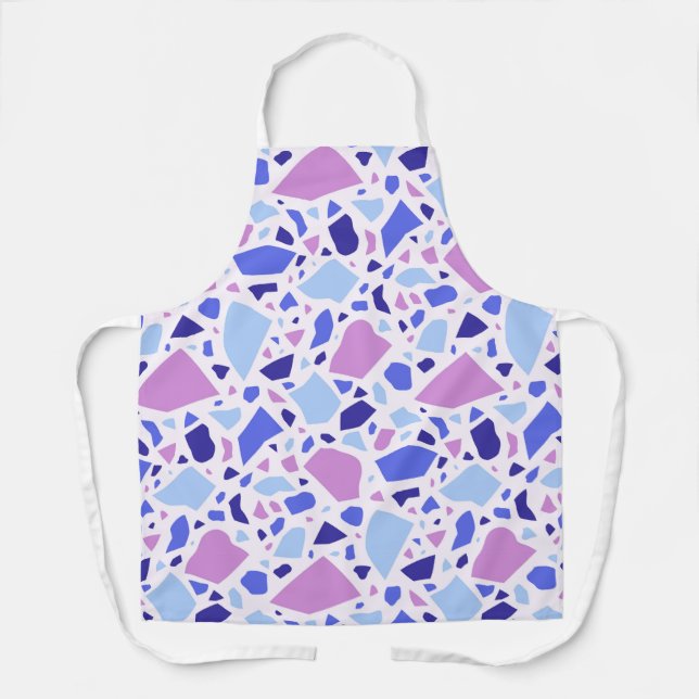 Colourful Terrazzo Pattern Apron (Front)