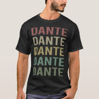 Colourful Text Art - Dante Name