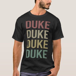 Colourful Text Art - Duke Name T-Shirt