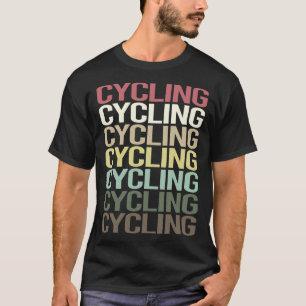 Colourful Text Cycling Cycle Cyclist Bike Biking T-Shirt