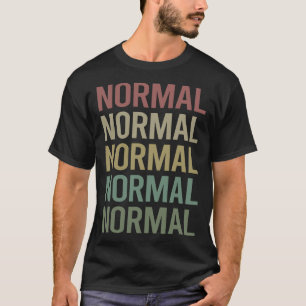 Colourful Text Normal T-Shirt