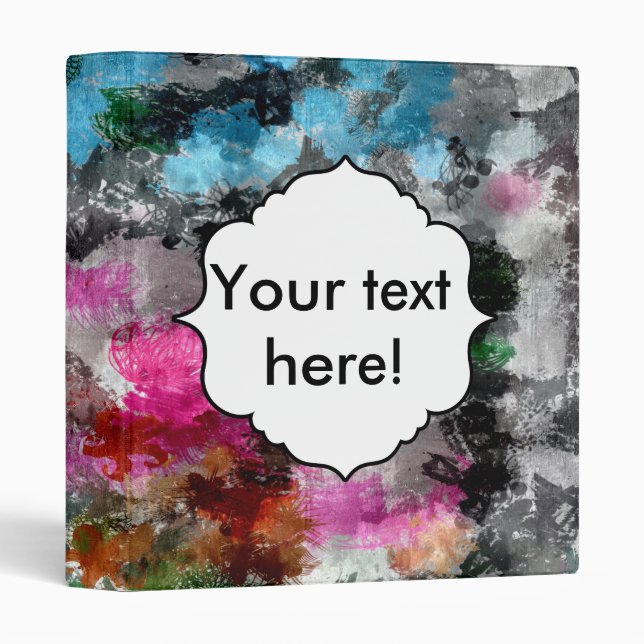 Colourful texture binder (Front/Spine)