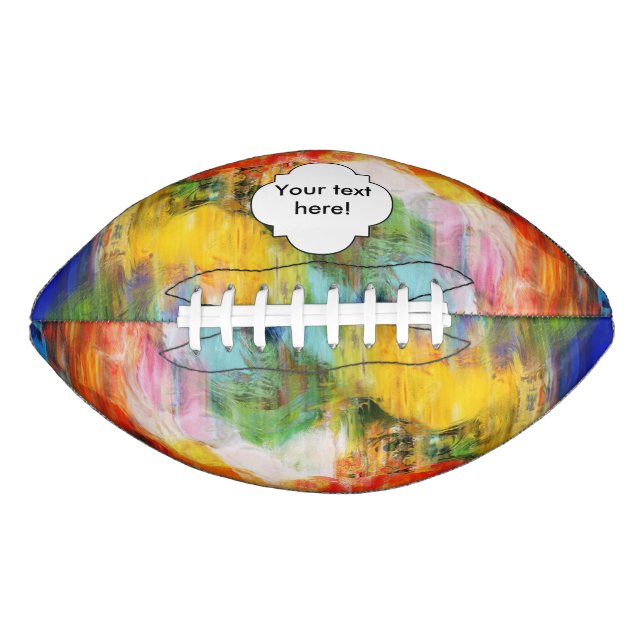 Colourful texture football (Front)
