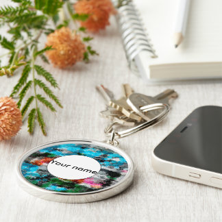 Colourful texture keychain