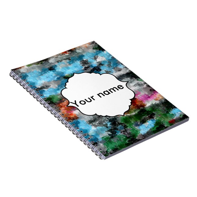 Colourful texture notebook (Right Side)