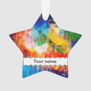 Colourful texture ornament