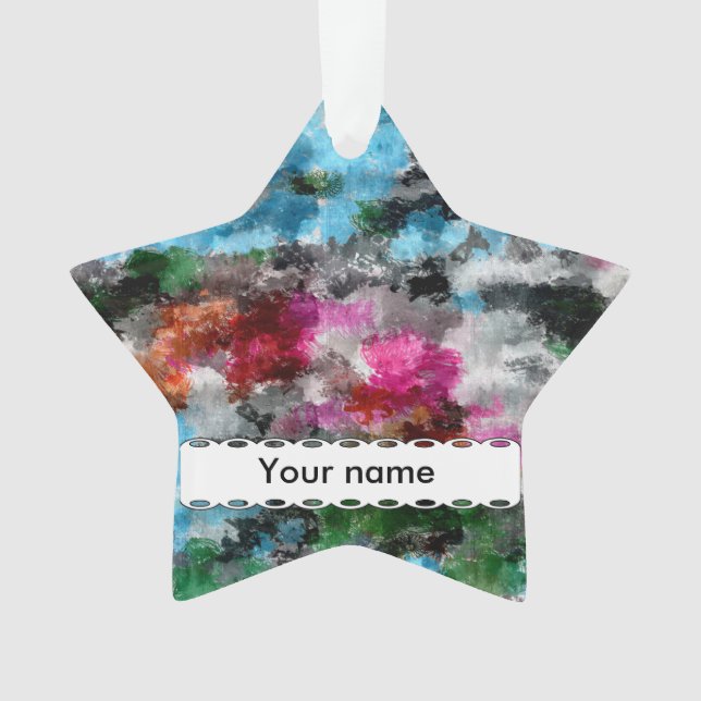 Colourful texture ornament (Front)