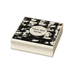 Colourful texture rubber stamp