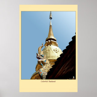 Colourful Thailand Poster