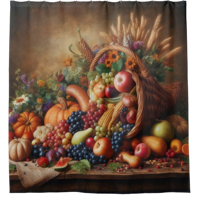 Colourful/Thanksgiving/Cornucopia/Fall (Front)