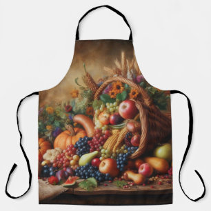 Colourful/Thanksgiving/Cornucopia/Fall Apron