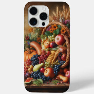Colourful/Thanksgiving/Cornucopia/Fall iPhone 15 Pro Max Case