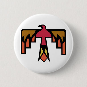 Colourful Thunderbird design 2 Inch Round Button