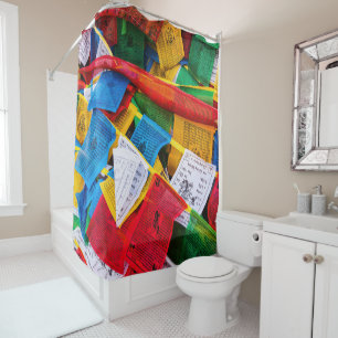 Colourful Tibetan prayer flags - Tibet