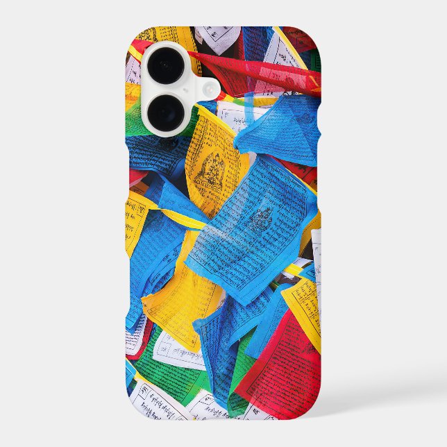 Colourful Tibetan prayer flags - Tibet (Back)