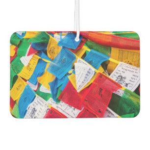 Colourful Tibetan prayer flags - Tibet Air Freshener