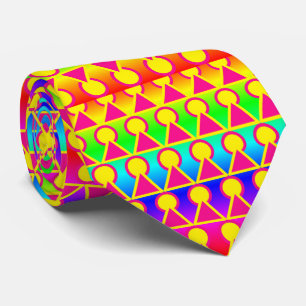 Colourful tie