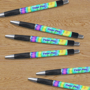 Colourful Tie Dye Cute Personalized Pen