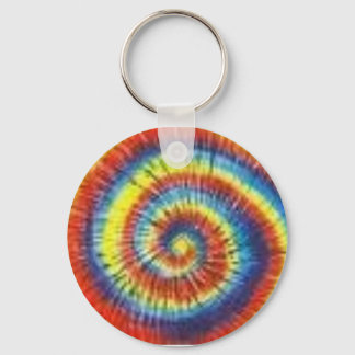 Colourful Tie Dye Keychain