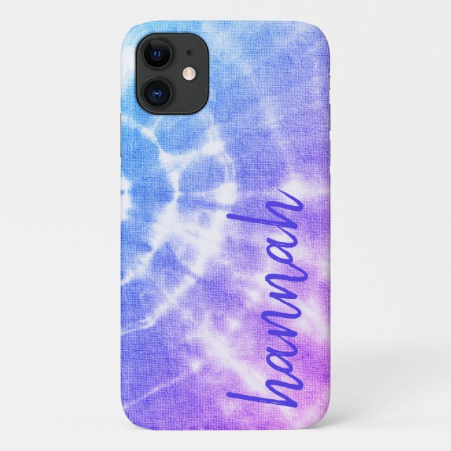 Colourful Tie Dye Personalize Case-Mate iPhone Cas Case-Mate iPhone Case (Back)