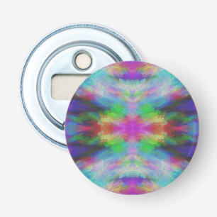 Colourful Tie Dye Style Art Bottle Opener