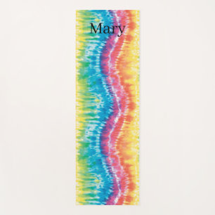 Colourful Tie Dye Yoga Mat