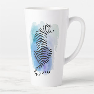 Colourful Tiger Latte Mug