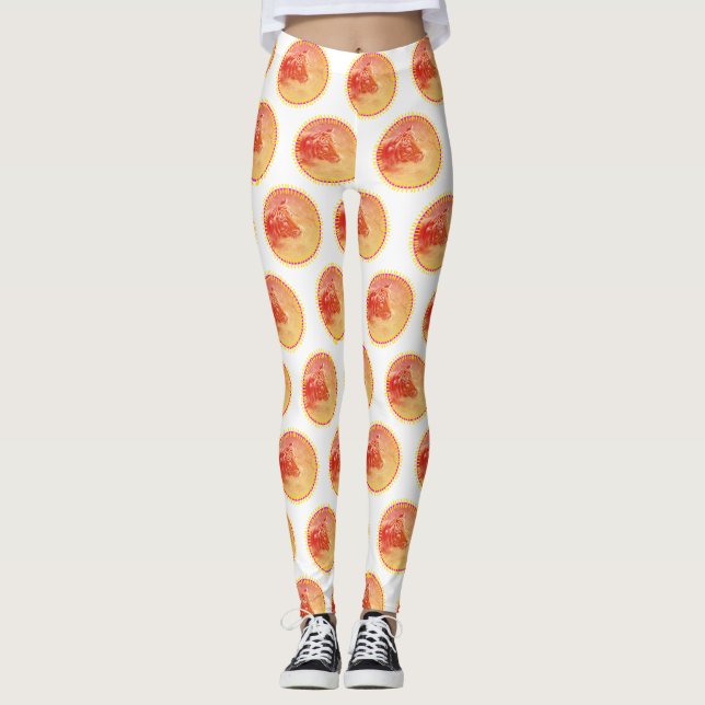 Colourful Tiger Leggings (Front)