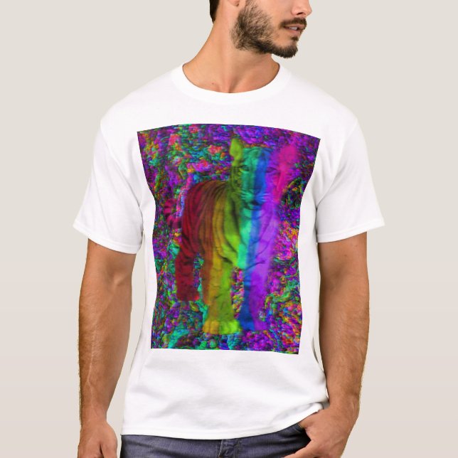 Colourful Tiger T-Shirt (Front)