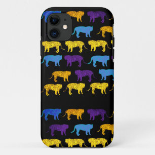 Colourful Tigers  iPhone 11 Case