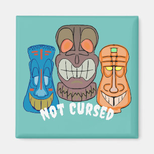 Colourful Tiki Head Magnet