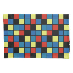 Colourful Tile Pattern Pillowcase