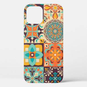 Colourful tiles Azulejos. Traditional Portuguese o iPhone 12 Case
