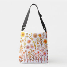 Colourful tiny flowers Tote