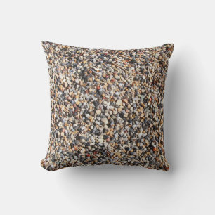Colourful Tiny Rocks, Ant Hill Close-up, Utah Throw Pillow