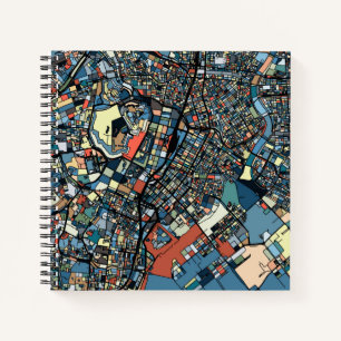 Colourful Tokyo Map Notebook