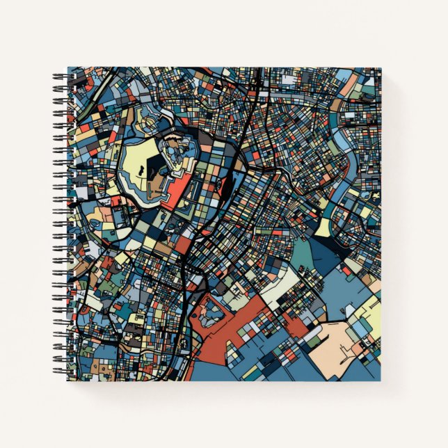 Colourful Tokyo Map Notebook (Front)