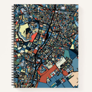 Colourful Tokyo Map Notebook
